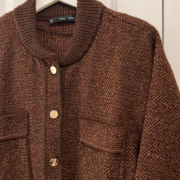 Mango Brown Cardigan Sweater - Picture 5 of 8